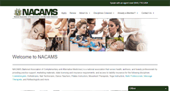 Desktop Screenshot of nacams.org